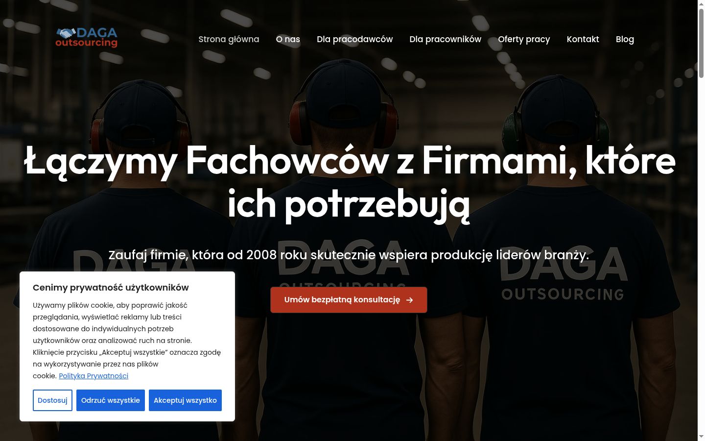 Snímek obrazovky baneru souhlasu zobrazeného před jakoukoli interakcí