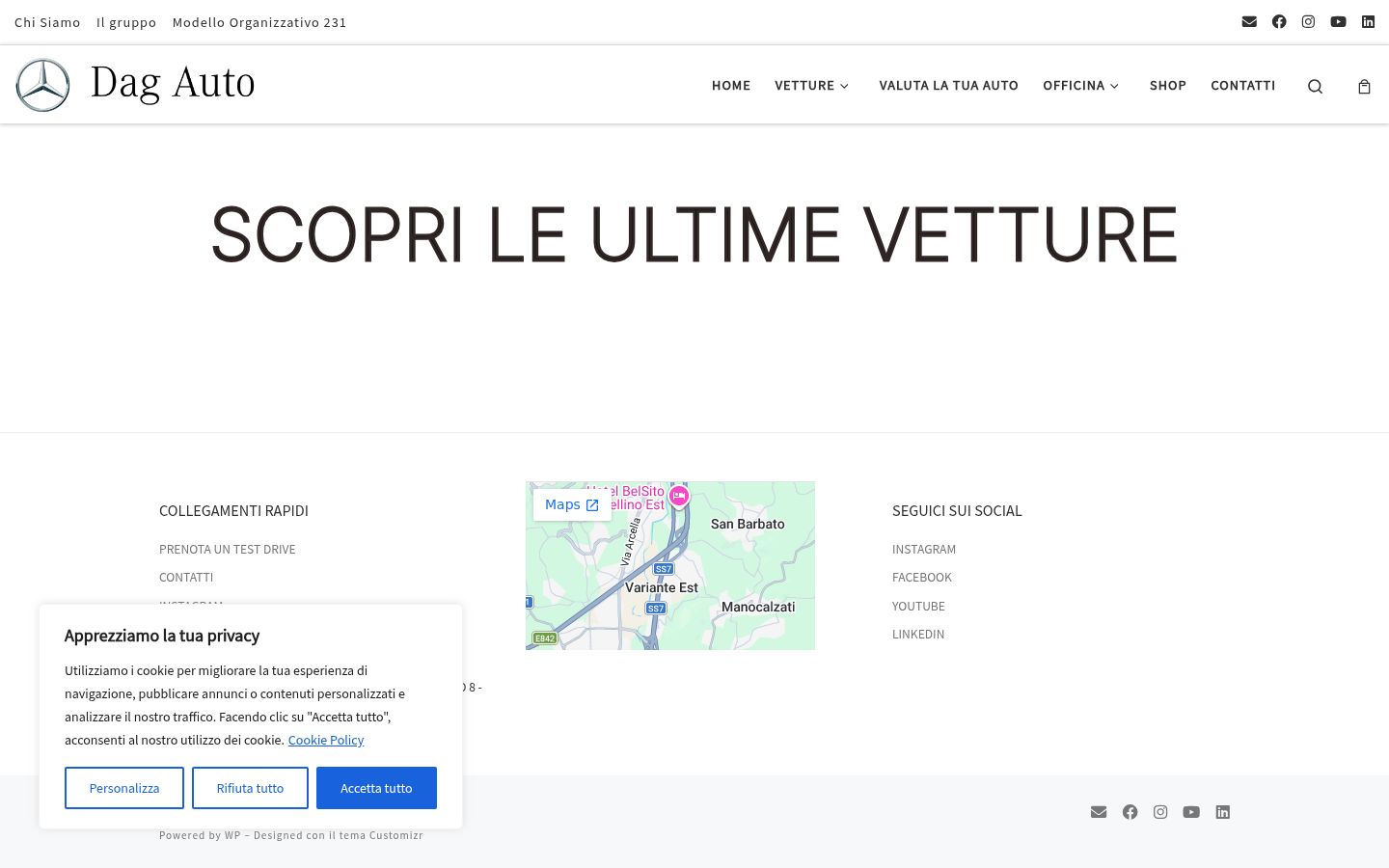 Képernyőkép a bármilyen interakció előtt megjelenő hozzájárulási bannerről