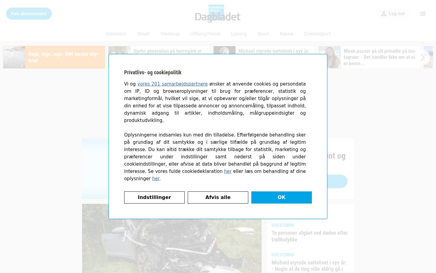 Snímek obrazovky baneru souhlasu zobrazeného před jakoukoli interakcí