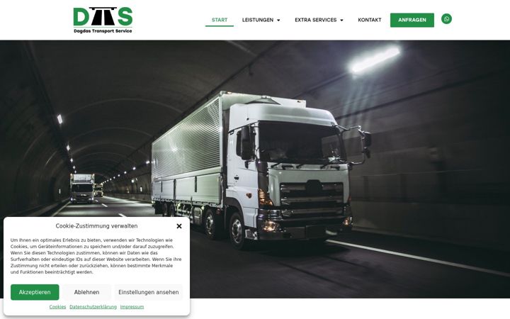 Screenshot of dagdas-ts.de