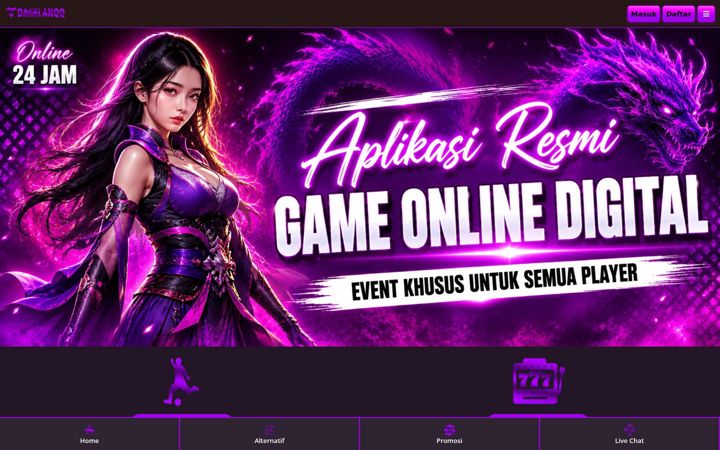 Screenshot of dagelanqq.org