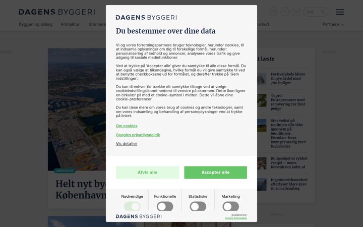 Capture d'écran de dagensbyggeri.dk