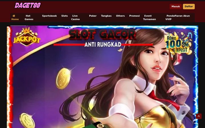 Screenshot of daget88slot.com