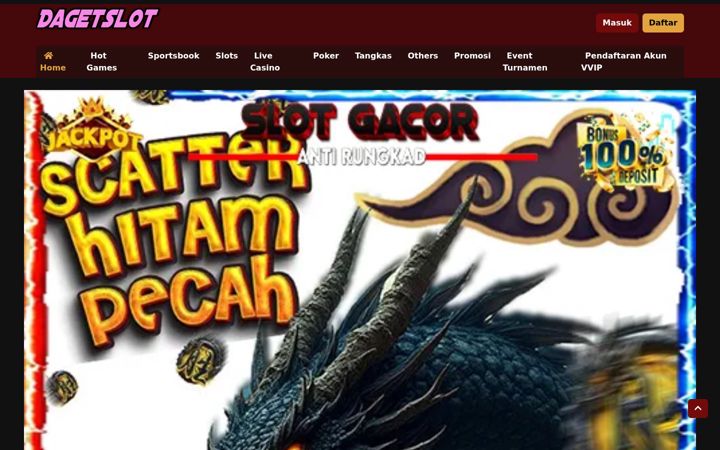 Capture d'écran de dagetslot.org