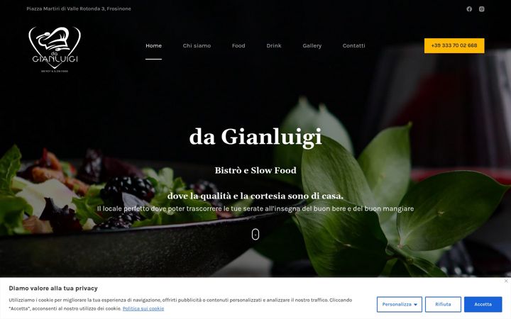 Screenshot of dagianluigi.it