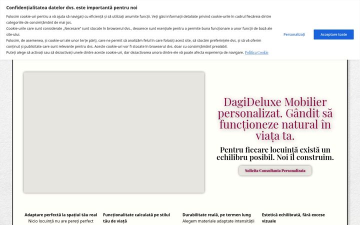 Ekrānuzņēmums no dagideluxe.ro