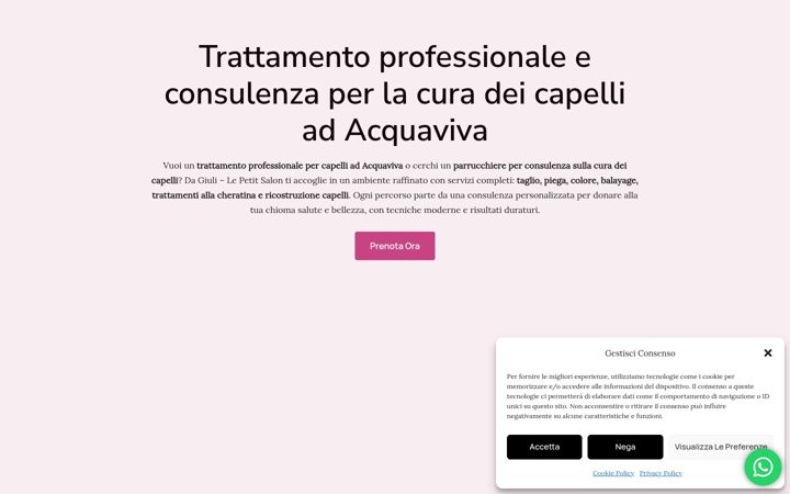 Screenshot of dagiulilepetitsalon.it