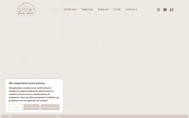 Screenshot ta' daglichtstudiolumina.nl