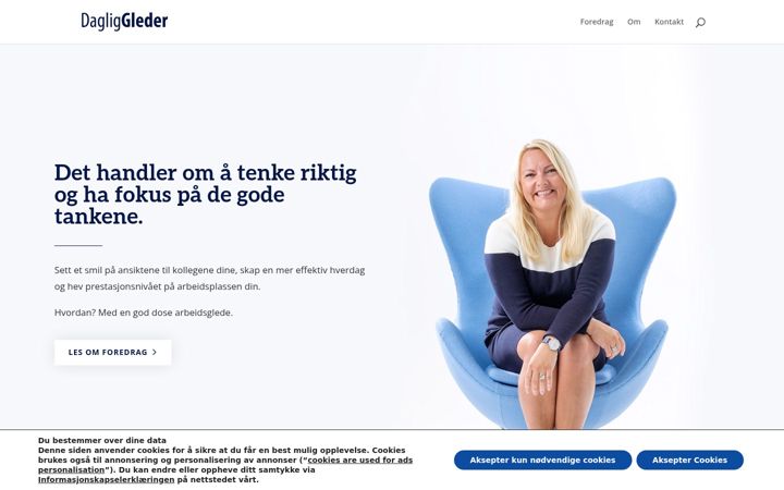 Ekrano kopija dagliggleder.no