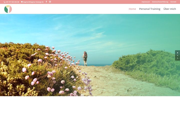 Screenshot of dagmar-bewegt.de
