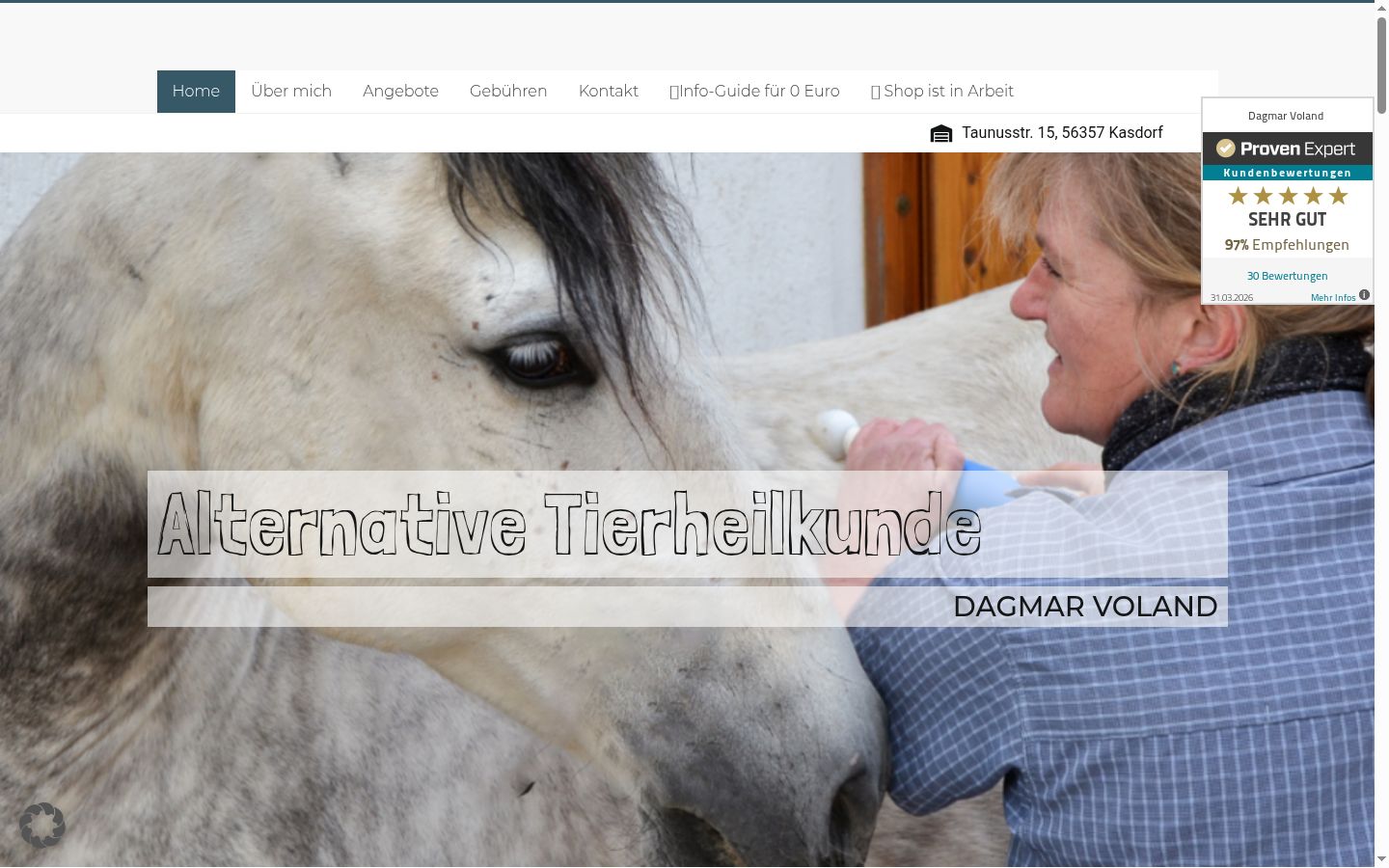 Screenshot des Einwilligungsbanners vor jeglicher Interaktion