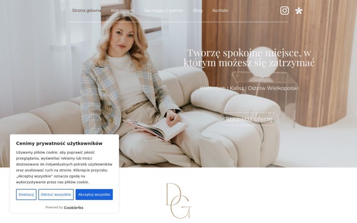 Screenshot of dagmaraglapa.pl