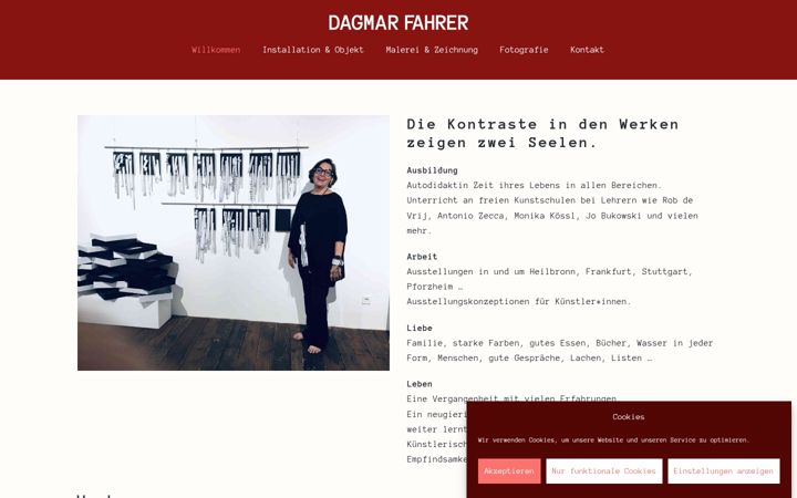 Screenshot of dagmarfahrer.de