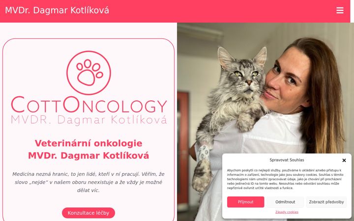 Screenshot ta' dagmarkotlikova.cz