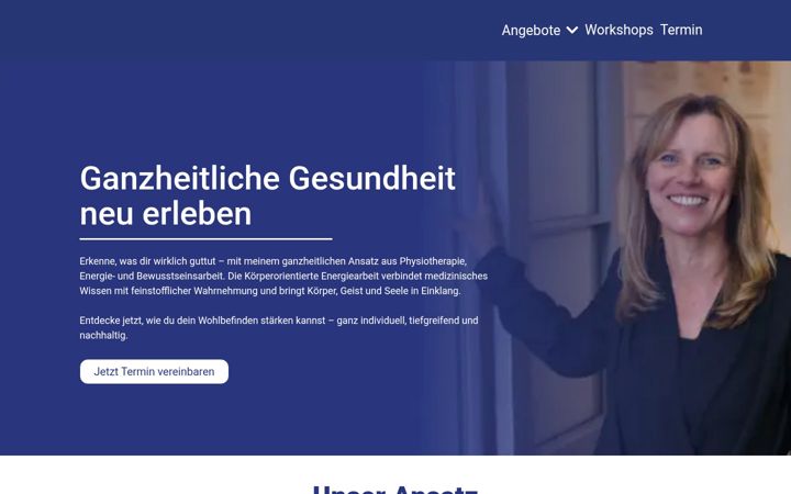 Screenshot of dagmarpauer.de