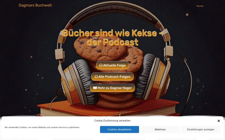 Screenshot of dagmarsbuchwelt.com