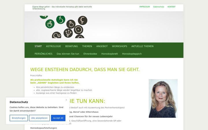 Screenshot of dagmarseidel.de