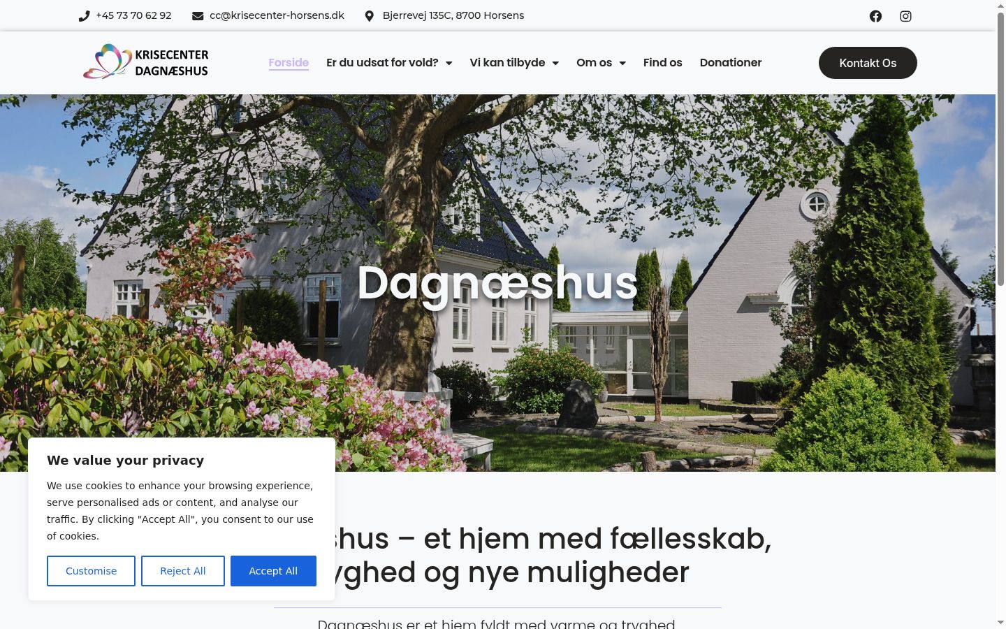 Screenshot tal-banner tal-kunsens muri qabel kwalunkwe interazzjoni