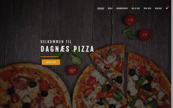 Snímek obrazovky dagnaespizzahorsens.dk