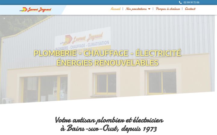 Screenshot of dagnaud-chauffage.fr