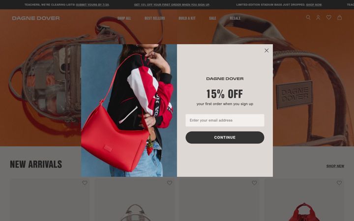 Screenshot of dagnedover.com