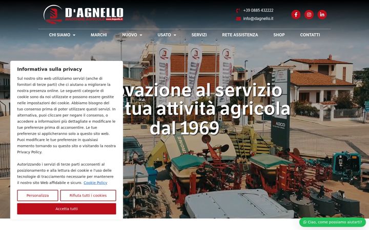 Screenshot of dagnello.it