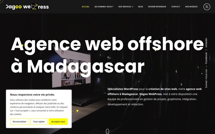 Screenshot of dagoo-webpress.com