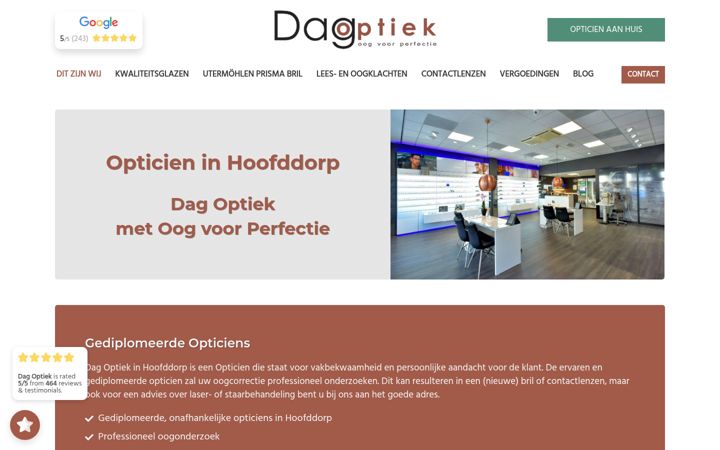 Skjermbilde av dagoptiek.nl