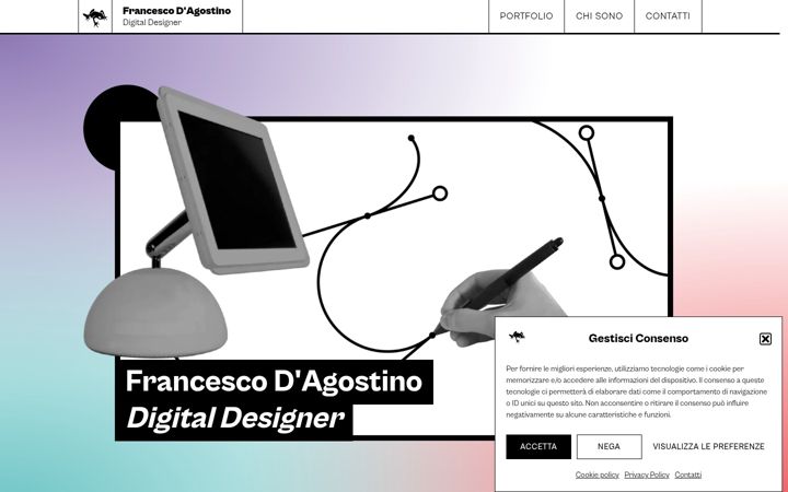 Screenshot of dagostinofrancesco.com