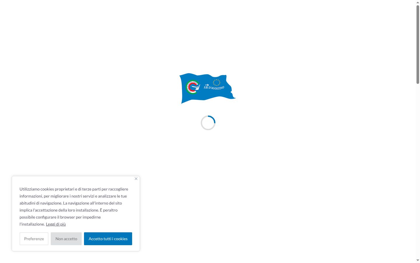 Screenshot des Einwilligungsbanners vor jeglicher Interaktion