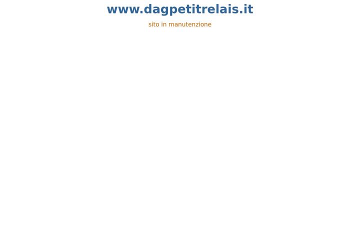 Screenshot of dagpetitrelais.it