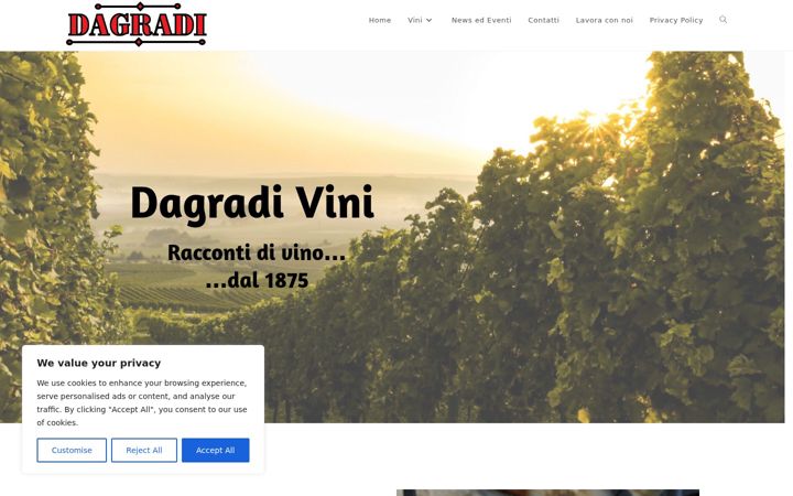 Screenshot of dagradi.it
