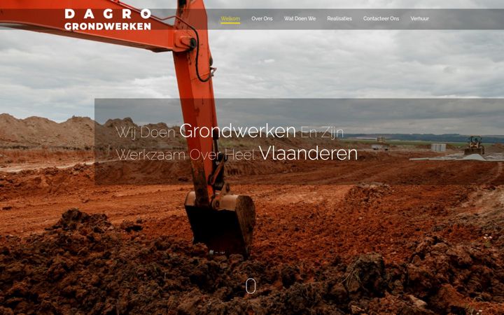 Captura de ecrã de dagrogrondwerken.be