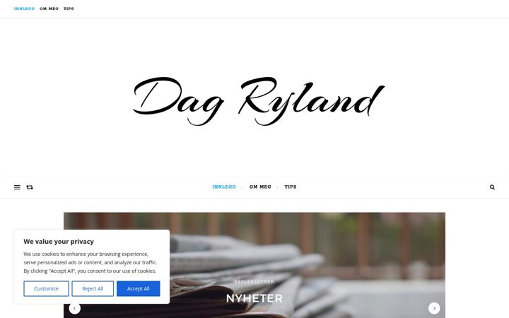 Screenshot of dagryland.com