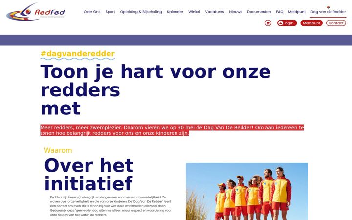 Screenshot of dagvanderedder.be