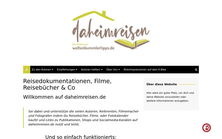 Screenshot of daheimreisen.de