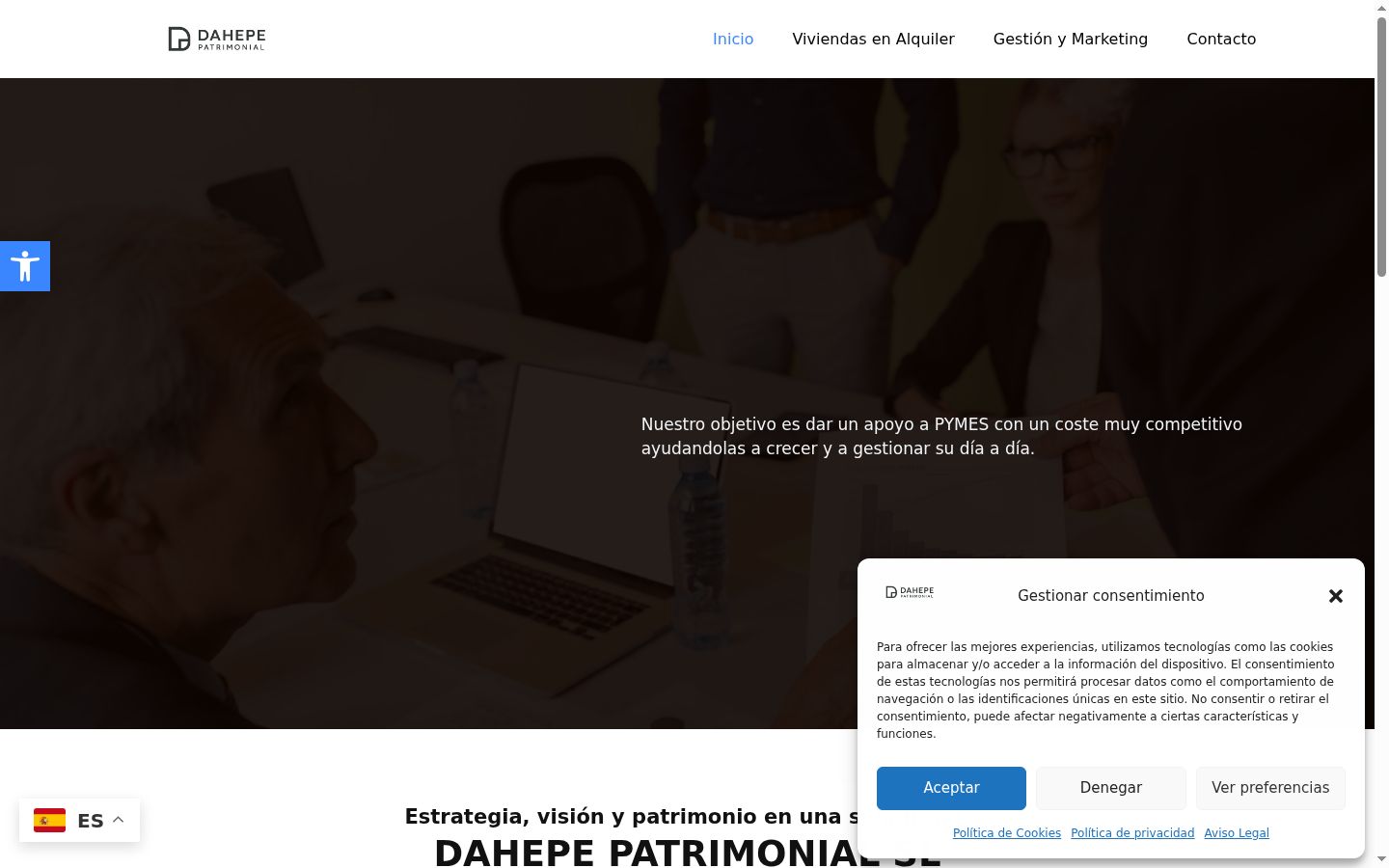 Zrzut ekranu banera zgody wyświetlanego przed jakąkolwiek interakcją