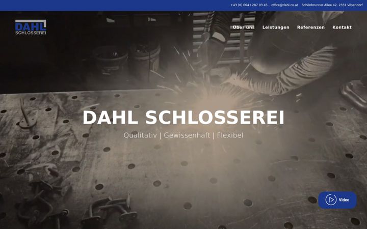 Screenshot of dahl.co.at