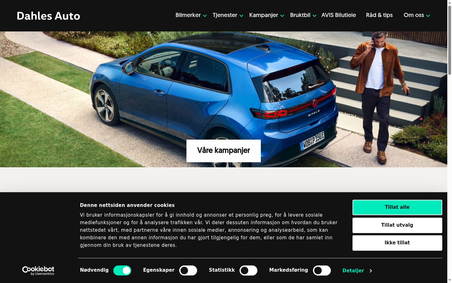Sutikimo reklamjuostės, rodytos prieš bet kokią sąveiką, ekrano kopija