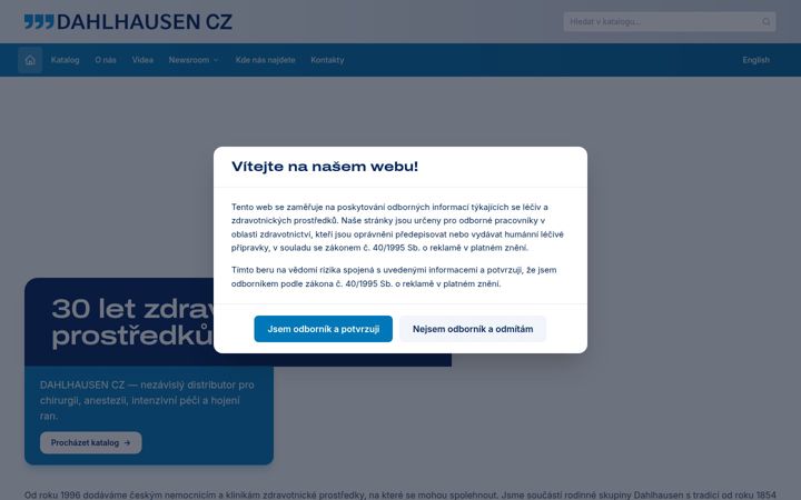 Screenshot ta' dahlhausen.cz