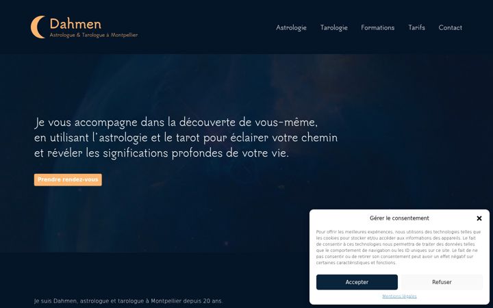 Screenshot of dahmen.fr
