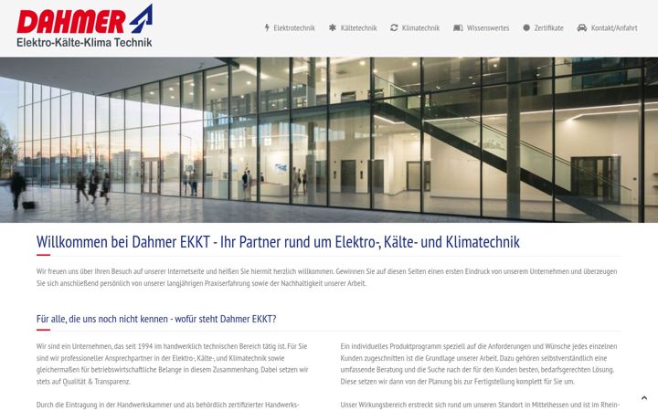 Screenshot of dahmer-ekkt.de