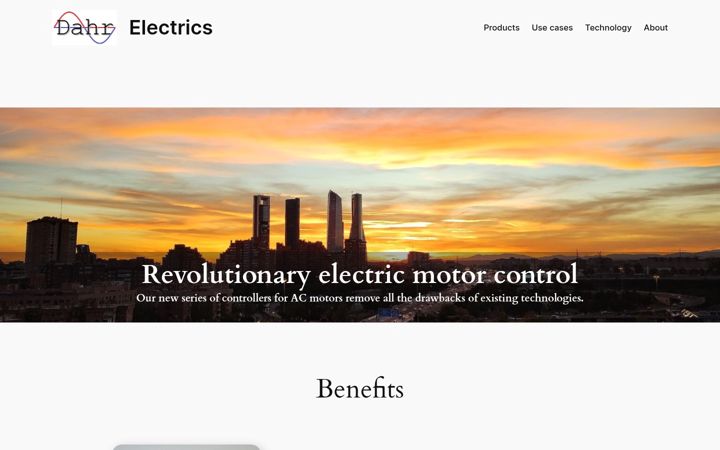Screenshot of dahrelectrics.com