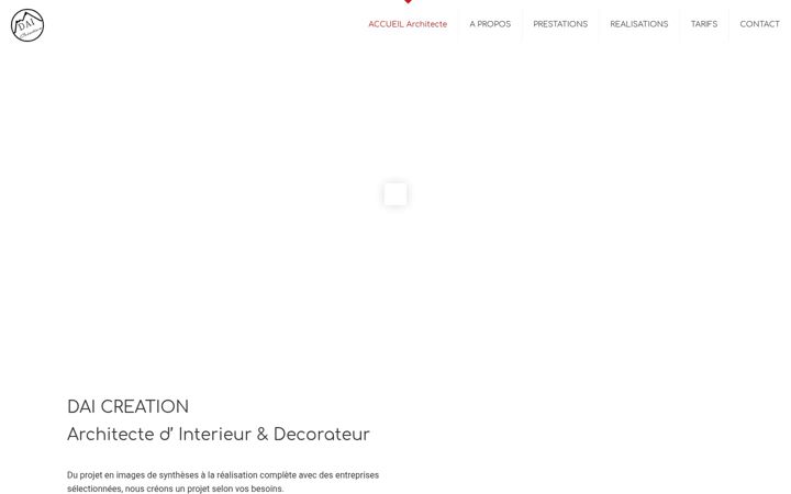 Ekraanipilt saidist dai-creation-decorateur.fr