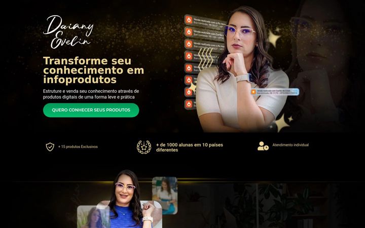 Екранна снимка на daianyevelin.com.br