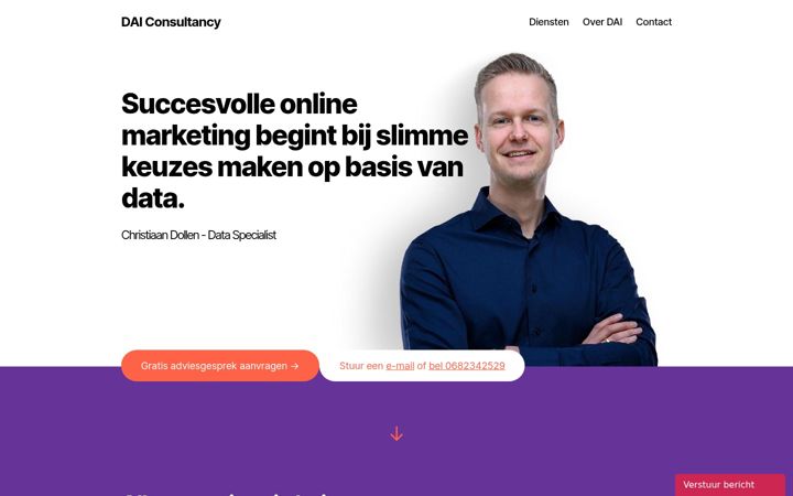 Skjermbilde av daiconsultancy.nl