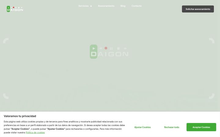 Screenshot of daigonmultimedia.com