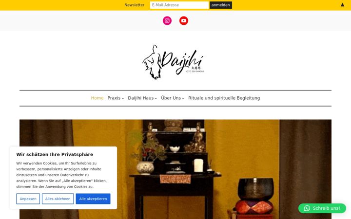 Screenshot of daijihi.org