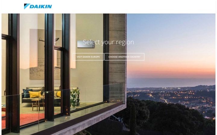 Screenshot of daikin.eu