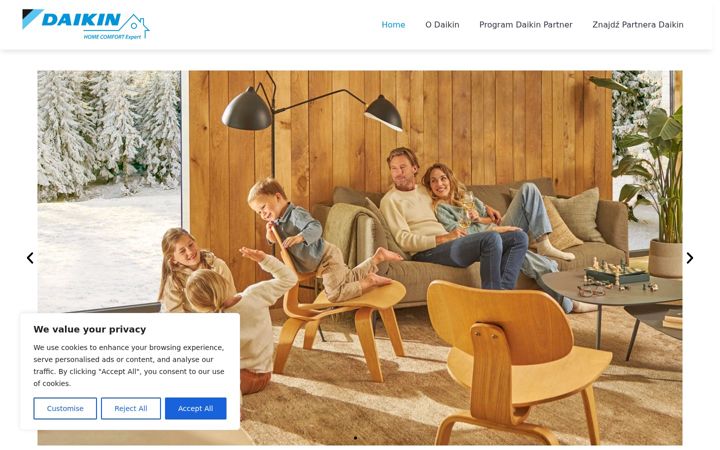 Screenshot of daikinpartner.pl
